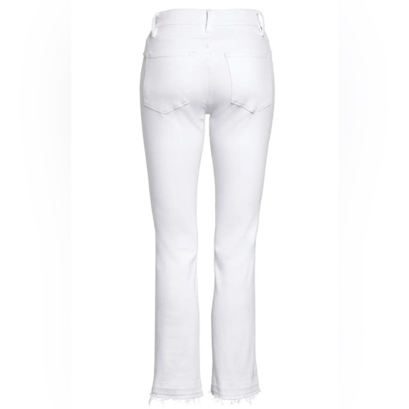 Frame Denim Le High Straight white distressed ripped women’s size 23 high rise - Picture 3 of 10